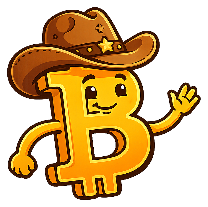Bitcoin cowboy mascot